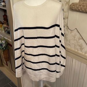 J. Jill Striped Poncho